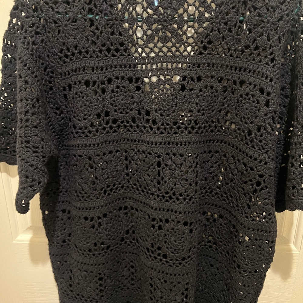 VTG JENNIFER MOORE‎ CROCHET SWEATER - Picture 3 of 4